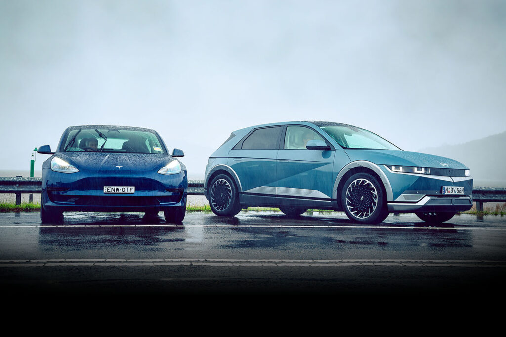 Hyundai Ioniq 5 v Tesla Model 3 comparison